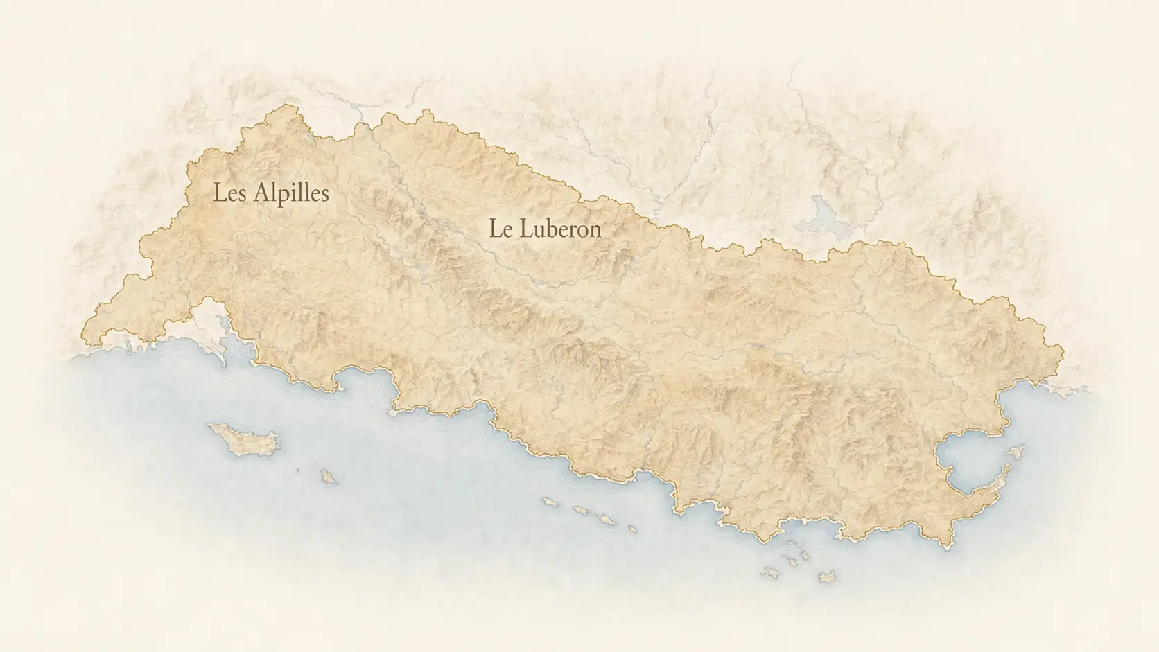 Carte de la zone d’intervention de Maison Quintésia, des Alpilles et du Luberon jusqu’à Aix-en-Provence et Saint-Tropez